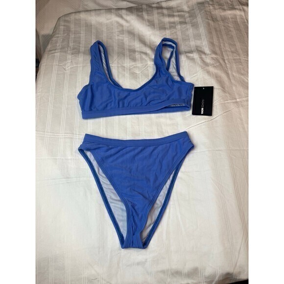 Gorgeous Blue Periwinkle Bikini 2 piece set size Small RefM030 - Picture 4 of 7